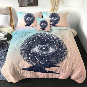 Eyes Storm Night Universe SWBD3766 Comforter Set