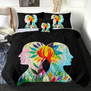 Colorful Leaves Reflect Human SWBD3804 Comforter Set