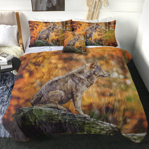 Real Wolf in Forest SWBD3807 Comforter Set