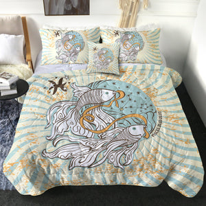 Koi Fish Japan Art SWBD3858 Comforter Set