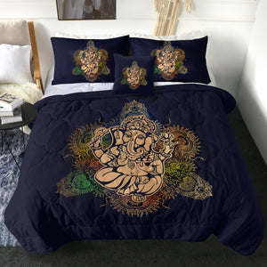 Colorful Chakra Elephant Buddha SWBD3868 Comforter Set