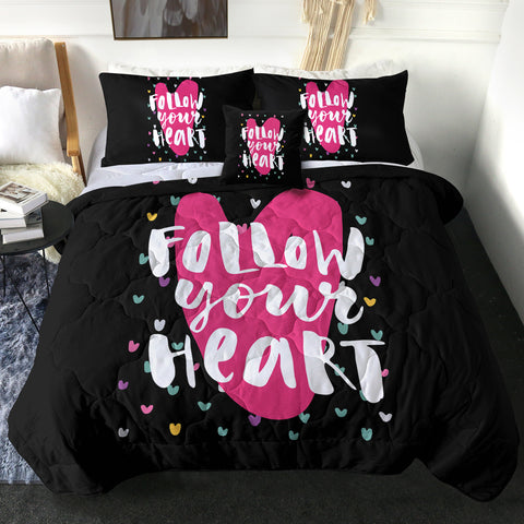 Image of Coloful Follow Your Heart SWBD3870 Comforter Set