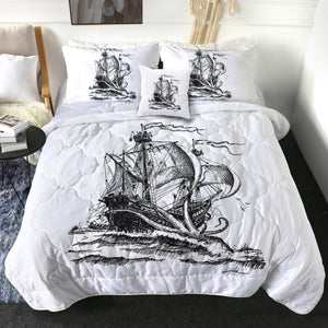 Pirate Ship On Ocean SWBD3873 Comforter Set