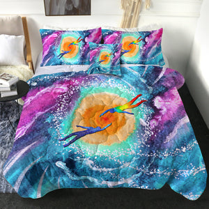 Trippy Human Heat Curve SWBD3878 Comforter Set