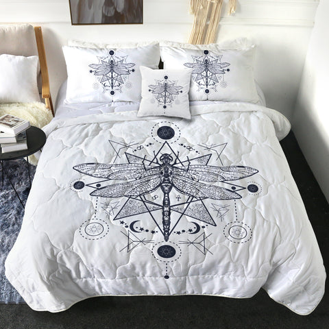 Image of Odonata Zodiac Sketch SWBD3927 Comforter Set