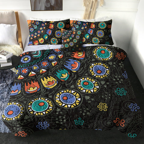 Image of Colorful Cartoon Mandala SWBD3943 Comforter Set