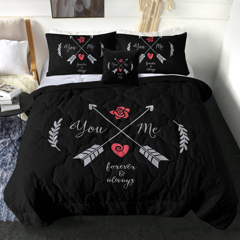 Image of You & Me - Forever & Always Love SWBD4101 Comforter Set