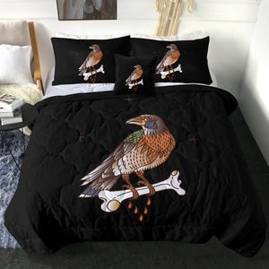 Vintage Color Crows & Bone SWBD4107 Comforter Set