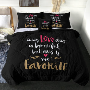 Love - My Heart Is My Favorite SWBD4110 Comforter Set