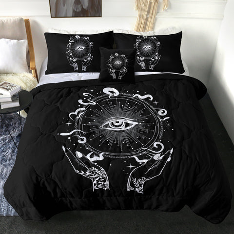 Image of Shine Bright Eye Zodiac Hands SWBD4243 Comforter Set