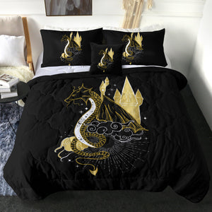 Golden Dragon & Royal Tower SWBD4244 Comforter Set
