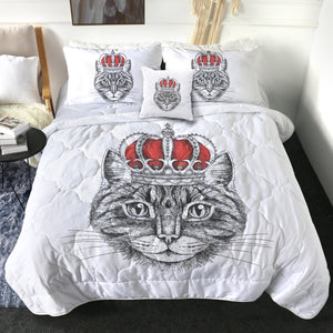 Royal King Crown Cat SWBD4321 Comforter Set