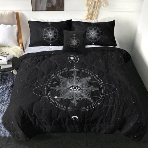 Image of Illusion Galaxy Eye SWBD4322 Comforter Set