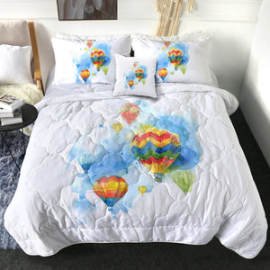 Colorful Ballon Watercolor Painting SWBD4330 Comforter Set