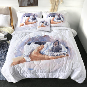Dairy Pug On Hand Watercolor Painting SWBD4407 Comforter Set