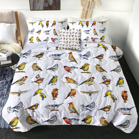 Image of Colorful Bird Collection SWBD4445 Comforter Set