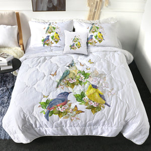 Sunbirds, Butterflies And Flowers SWBD4493 Comforter Set
