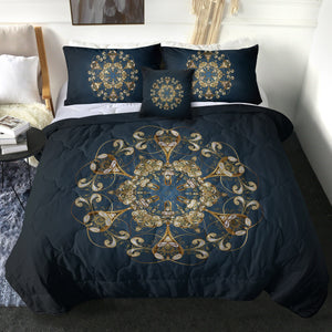 Royal Mandala Navy Theme SWBD4501 Comforter Set