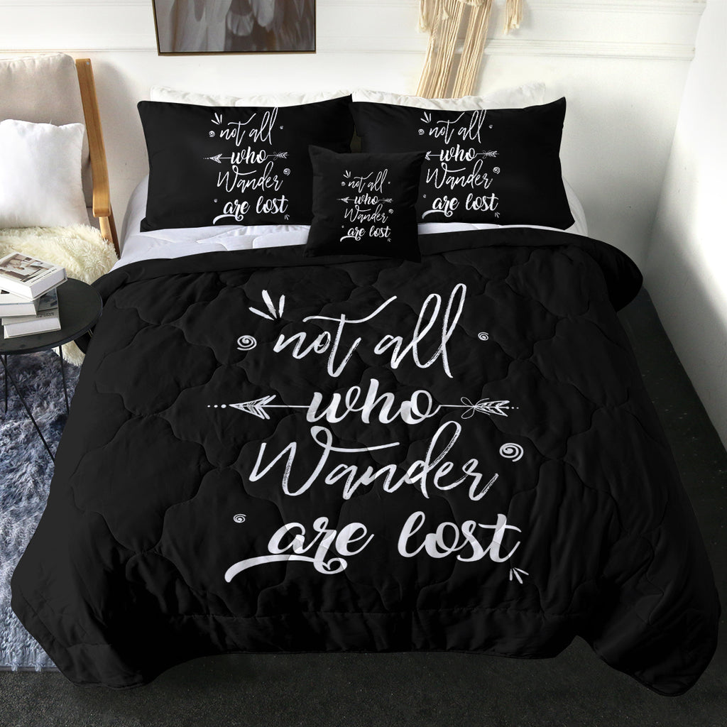 Quote Not All Who Wander Are Lost SWBD4505 Comforter Set