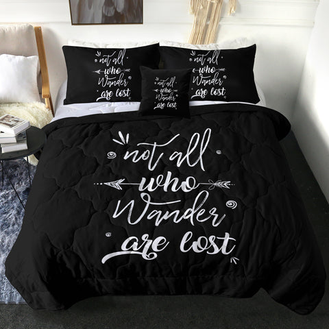 Image of Quote Not All Who Wander Are Lost SWBD4505 Comforter Set