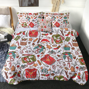Cartoon Christmas Clothes & Presents SWBD4580 Comforter Set
