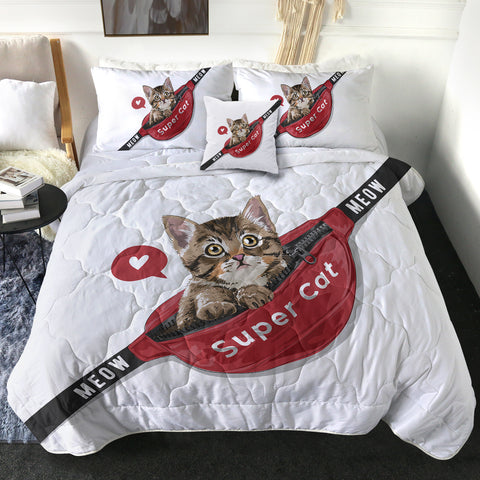 Image of Super Cute Cat SWBD4652 Comforter Set