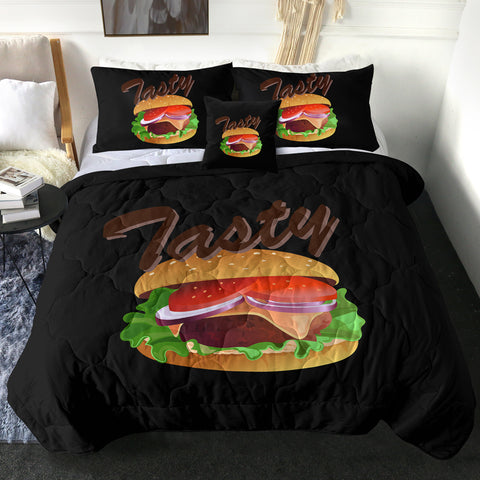 Image of 3D Tasty Hamburger SWBD4747 Comforter Set
