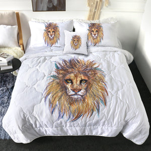 Lion Waxen Color Draw SWBD5158 Comforter Set