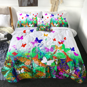 Colorful Butterflies SWBD5183 Comforter Set