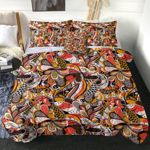 Warm Color Tone Art Shape SWBD5187 Comforter Set