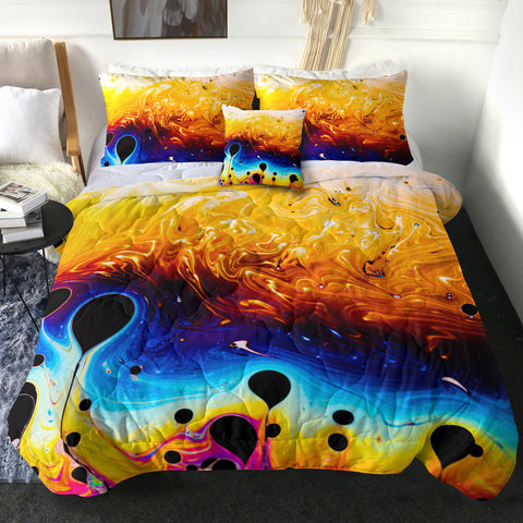 Image of Hot Lava Color SWBD5206 Comforter Set