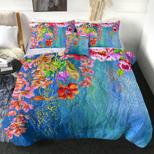 Colorful Watercolor Flower Garden SWBD5242 Comforter Set