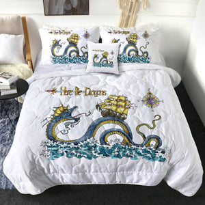 Here Be Dragons SWBD5262 Comforter Set