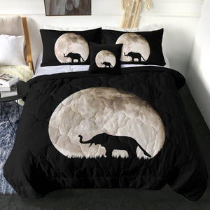 Elephant Under The MoonLight SWBD5451 Comforter Set