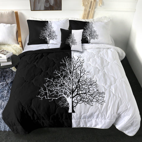 Image of B&W Big Plant SWBD5457 Comforter Set