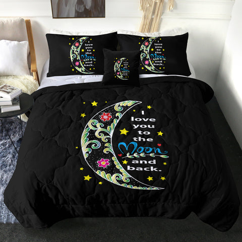 Image of I Love You To The Moon And Back SWBD5459 Comforter Set