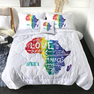 Piece And Love LGBT Africa SWBD5478 Comforter Set