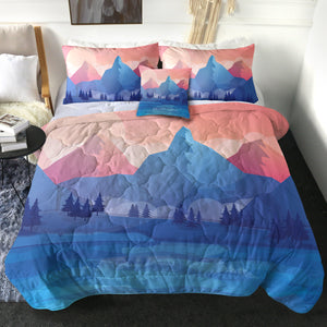Pastel Colorful Landscape Illustration SWBD5481 Comforter Set