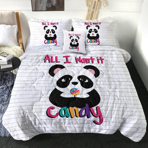 Lovely Panda All I Want Is Candy SWBD5487 Comforter Set