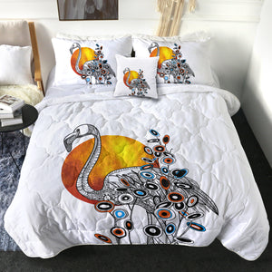 B&W Line Art Stork SWBD5495 Comforter Set