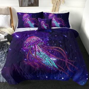 Galaxy Jellyfish SWBD5625 Comforter Set
