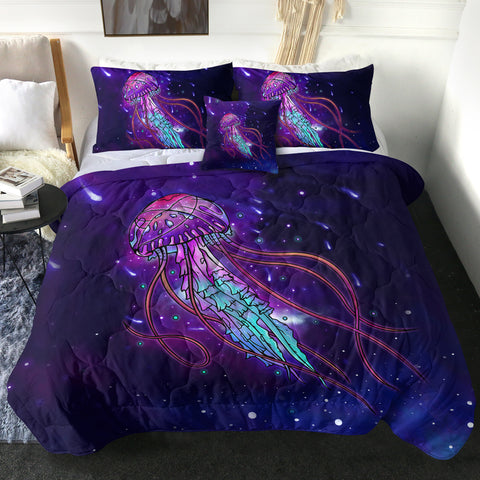 Image of Galaxy Jellyfish SWBD5625 Comforter Set