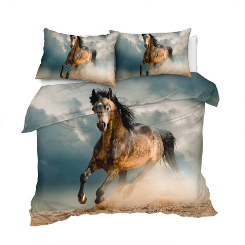 Image of Galloping Horse Bedding Set - Beddingify