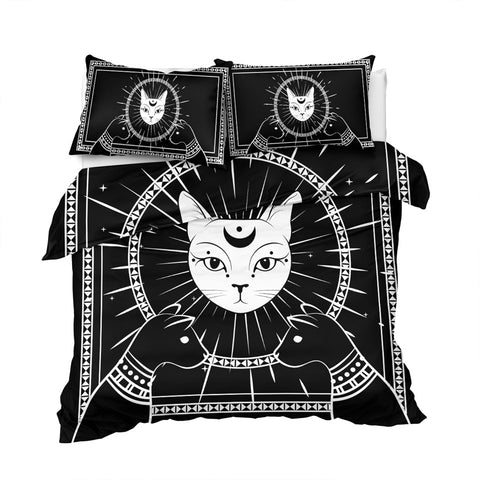 Image of Spiritual Leader Cat Bedding Set - Beddingify