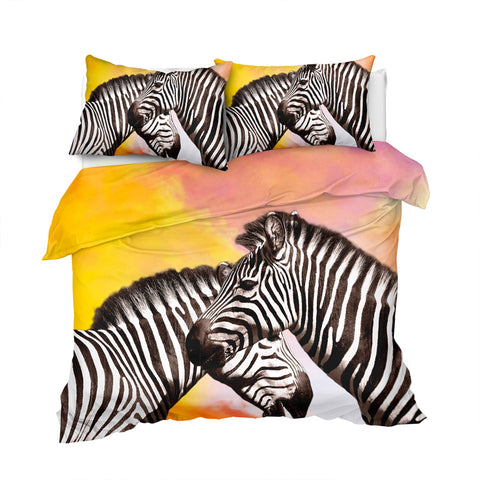 Image of Zebra Whisper Bedding Set - Beddingify