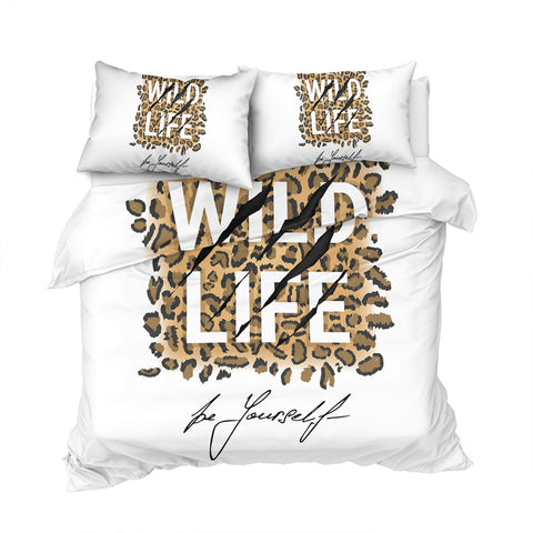 Image of Wild Life Trace Bedding Set - Beddingify