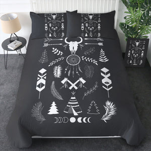 B&W Bohemian Pattern SWBJ3335 Bedding Set