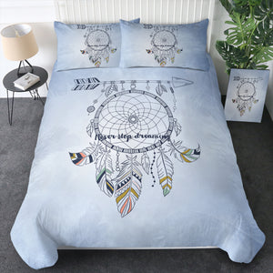 Never Stop Dreaming Round Dreamcatcher SWBJ3357 Bedding Set