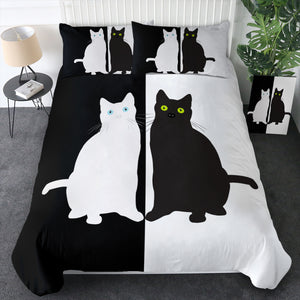 Reflect B&W Cats SWBJ3380 Bedding Set