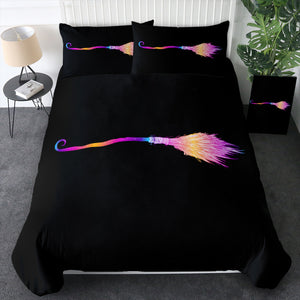 Colorful Gradient Flying Broom SWBJ3383 Bedding Set